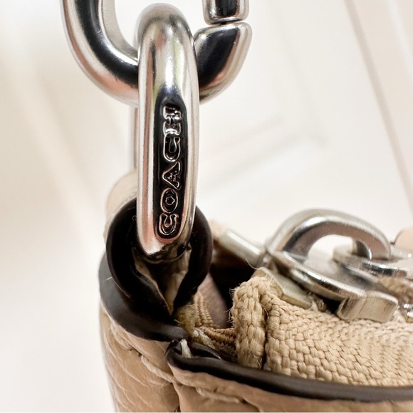 Coach Teri Refined Pebble Leather Convertible Strap Shoulder Bag - Picture 12 of 17